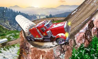 image game Semi Truck Snow Simulator