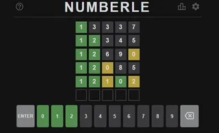 image game Numberle
