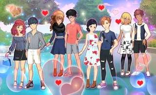 image game Anime Couple Dress Up