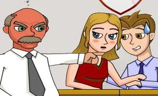 image game Secret Office Kissing