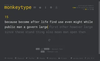 image game Monkeytype