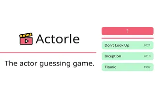 image game Actorle